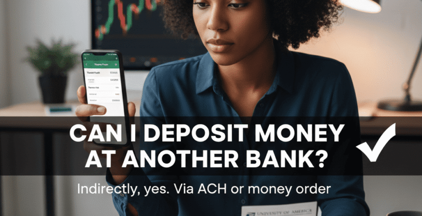 Can i Deposit Money At Another Bank