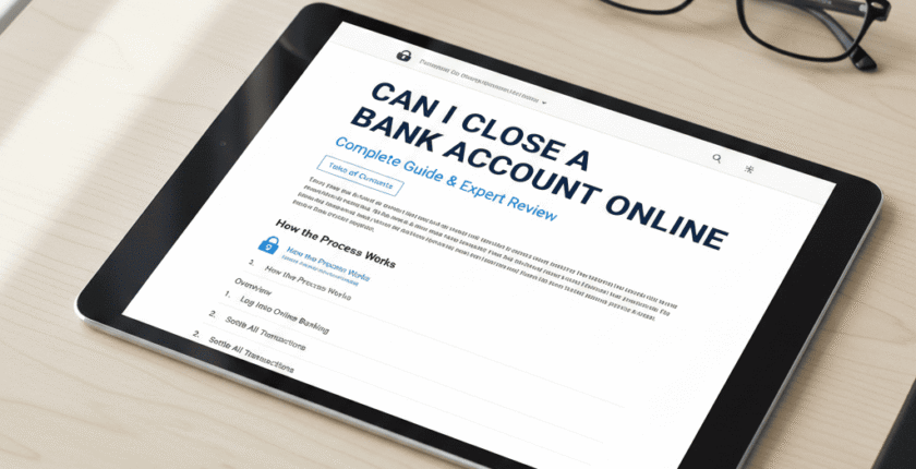 Can I Close A Bank Account Online