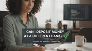 Can i Deposit Money At a Different Bank