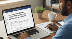 Can i File a 1099 b On My Bank Deposits