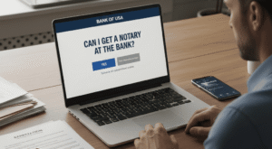 Can i Get a Notary At The Bank