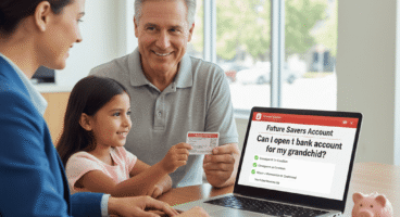 can i open a bank account for my grandchild